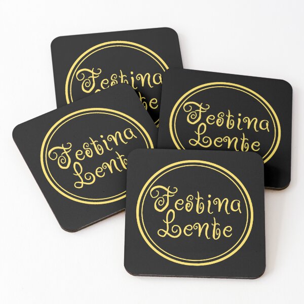 Item preview, Festina Lente - Make Haste Slowly - Latin Phrases designed and sold by JourneyCreative.