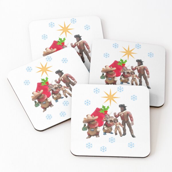 Item preview, Cowboy Armidillos at Christmas with Worf designed and sold by SelenaJ.