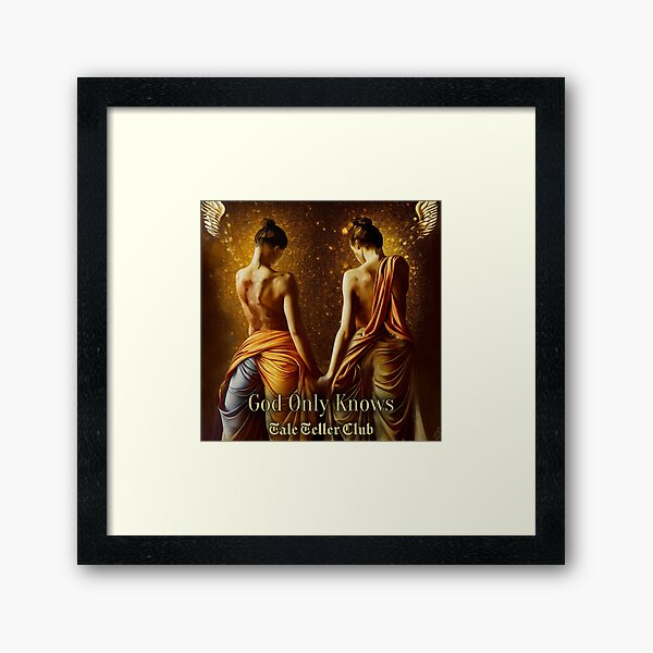 God Only Knows Tale Teller Club Record Cover Art by iServalan Renaissance CDM Track Framed Art Print