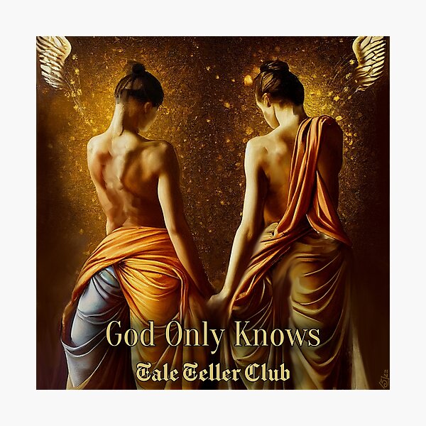 God Only Knows Tale Teller Club Record Cover Art by iServalan Renaissance CDM Track Photographic Print