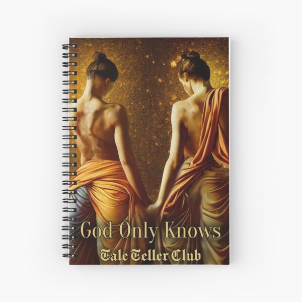 God Only Knows Tale Teller Club Record Cover Art by iServalan Renaissance CDM Track Spiral Notebook