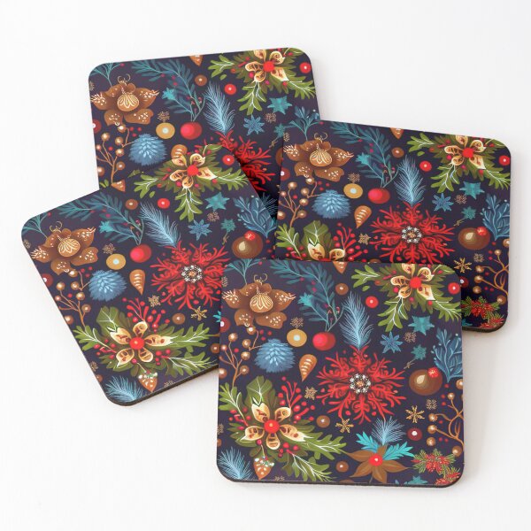 Item preview, Christmas pattern flower design designed and sold by XmasPatterns.