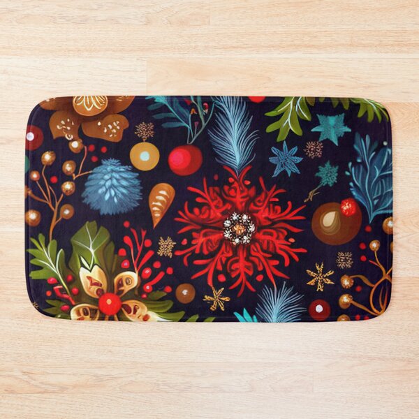 Item preview, Christmas pattern flower design designed and sold by XmasPatterns.