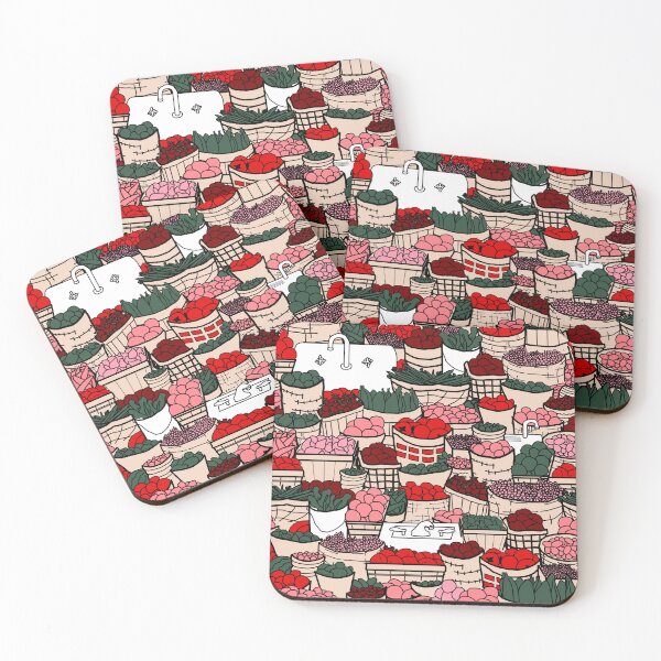 Item preview, Produce Wash - Red/Pink/Green designed and sold by LochNestFarm.