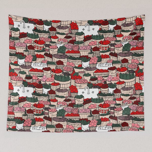 Item preview, Produce Wash - Red/Pink/Green designed and sold by LochNestFarm.