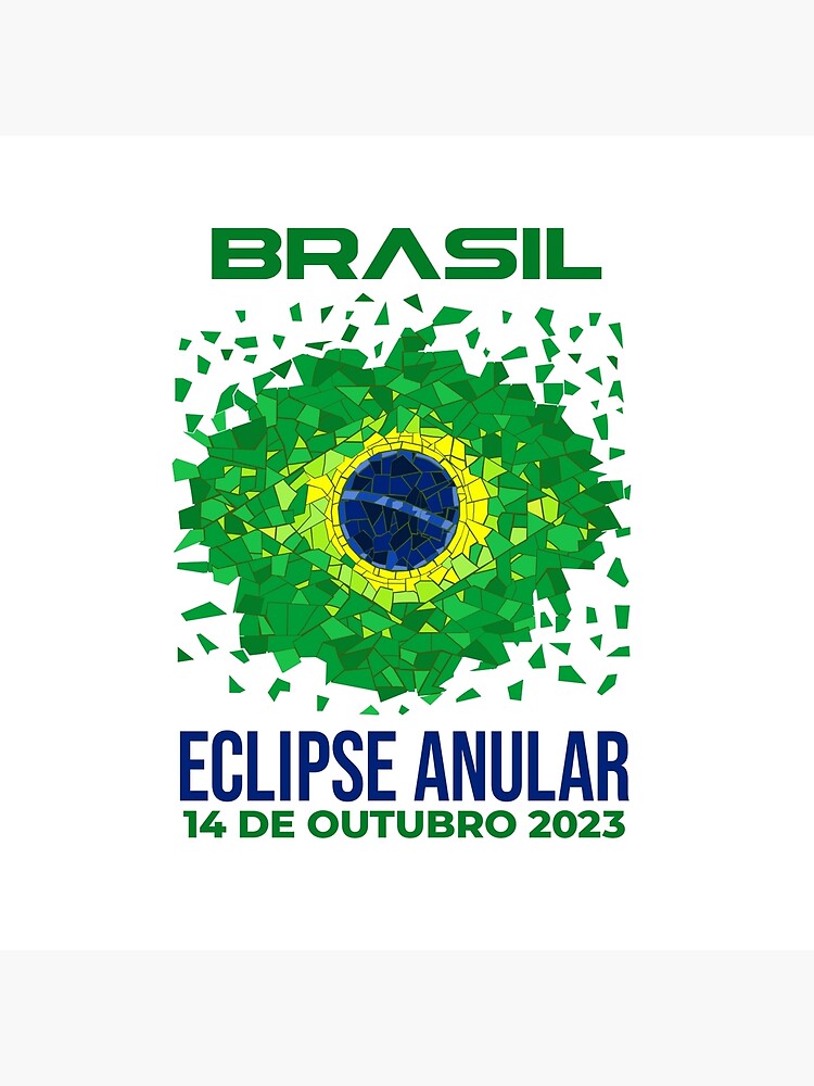 Artwork view, Brazil Annular Eclipse 2023 designed and sold by Eclipse2024