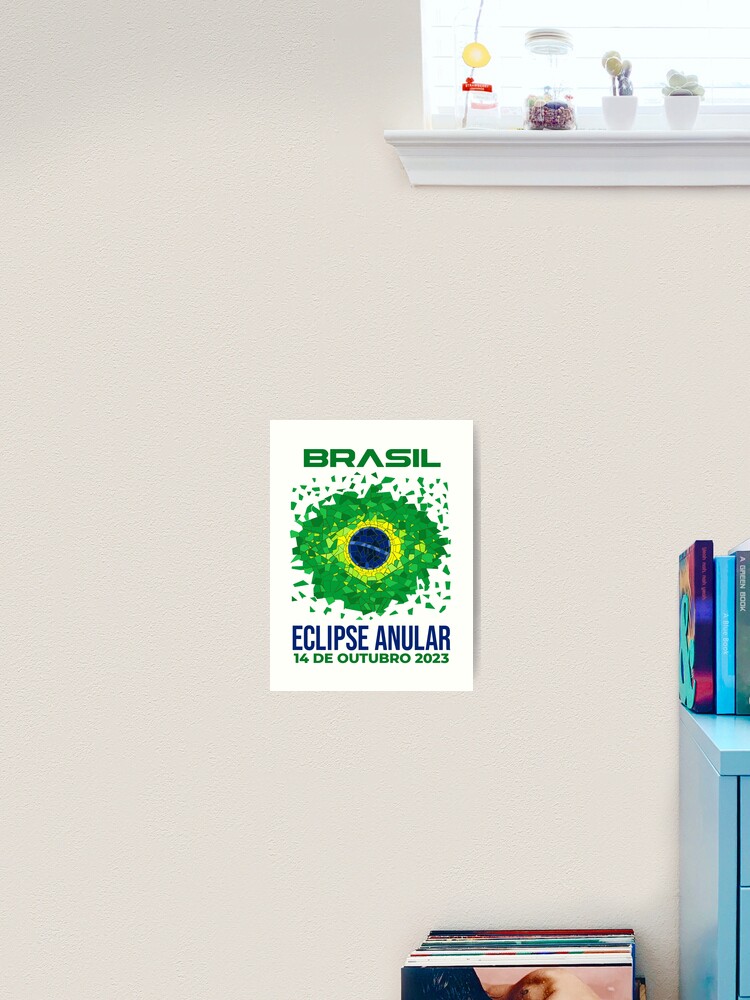 Thumbnail 2 of 3, Art Print, Brazil Annular Eclipse 2023 designed and sold by Eclipse2024.