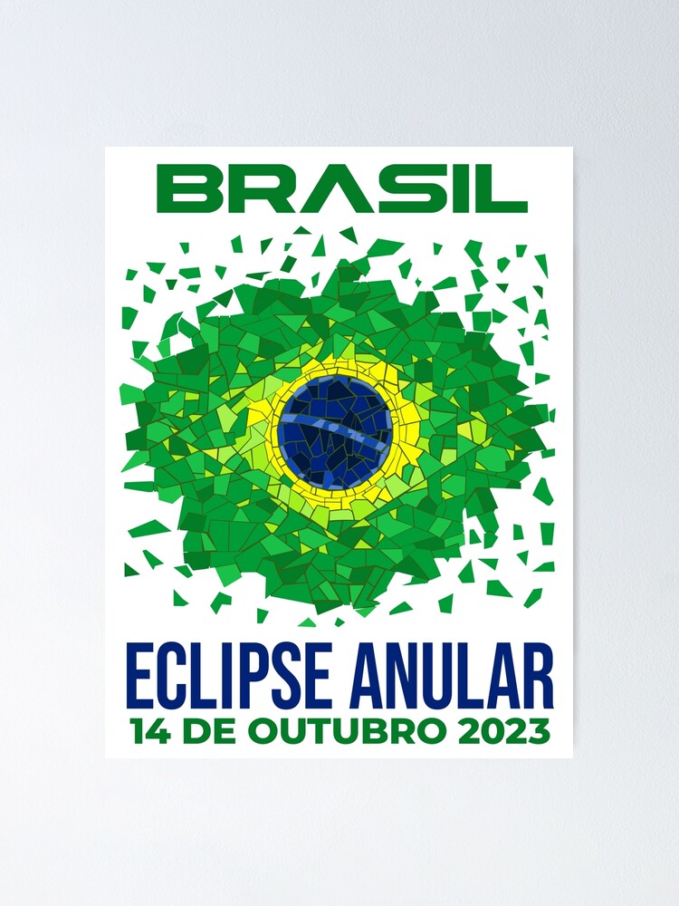 Thumbnail 2 of 3, Poster, Brazil Annular Eclipse 2023 designed and sold by Eclipse2024.