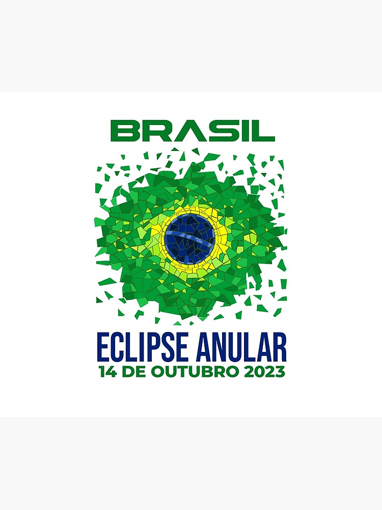Thumbnail 5 of 5, Shower Curtain, Brazil Annular Eclipse 2023 designed and sold by Eclipse2024.