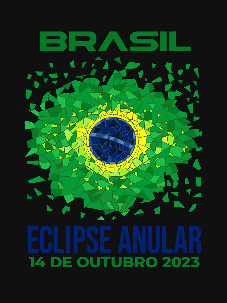 Artwork view, Brazil Annular Eclipse 2023 designed and sold by Eclipse2024