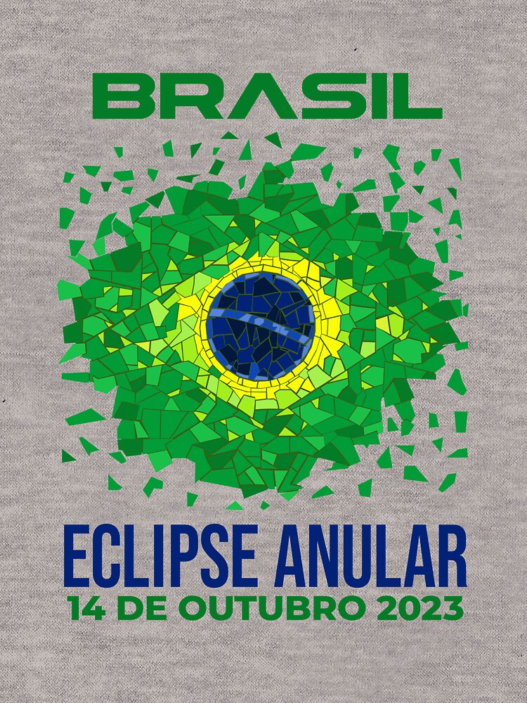 Thumbnail 5 of 5, Lightweight Hoodie, Brazil Annular Eclipse 2023 designed and sold by Eclipse2024.