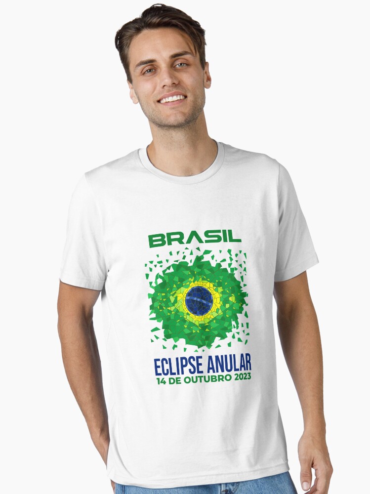 Thumbnail 1 of 7, Essential T-Shirt, Brazil Annular Eclipse 2023 designed and sold by Eclipse2024.