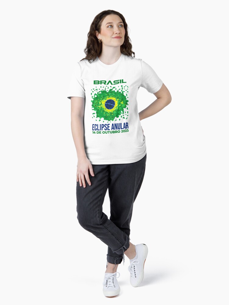 Thumbnail 4 of 7, Essential T-Shirt, Brazil Annular Eclipse 2023 designed and sold by Eclipse2024.