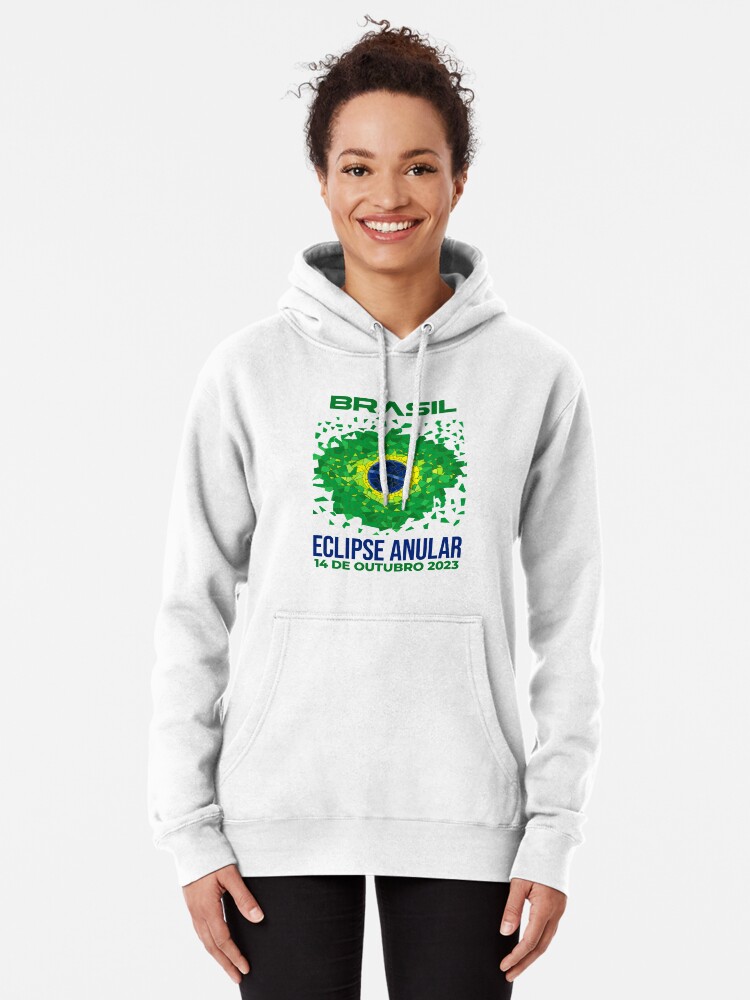 Thumbnail 2 of 5, Pullover Hoodie, Brazil Annular Eclipse 2023 designed and sold by Eclipse2024.