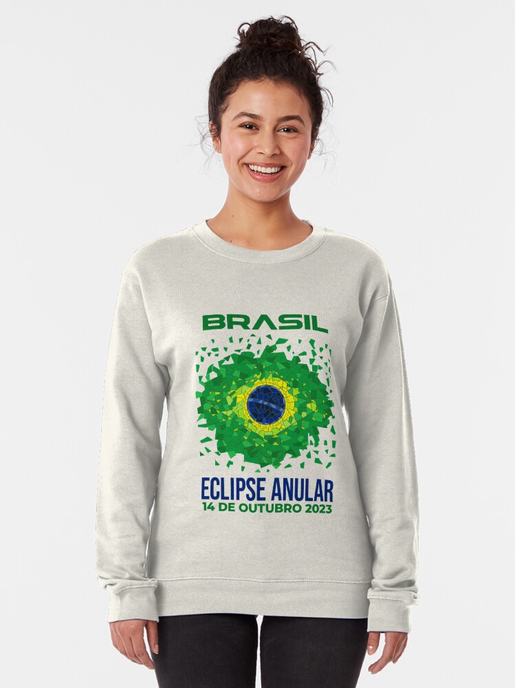 Pullover Sweatshirt, Brazil Annular Eclipse 2023 designed and sold by Eclipse2024