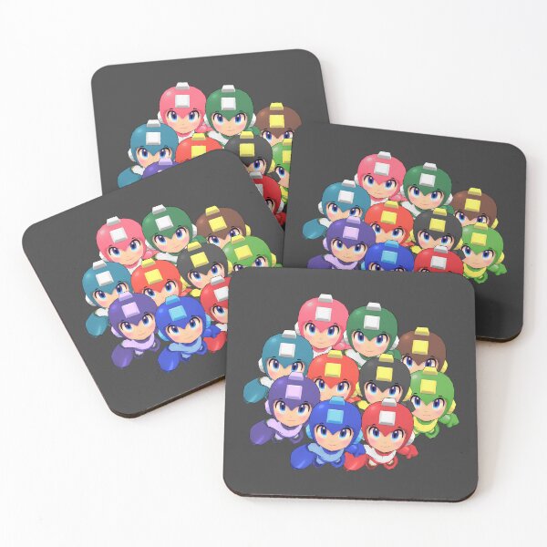 Item preview, Chibi Megaman Crowd with Robot Master Powers designed and sold by LemonBoost.