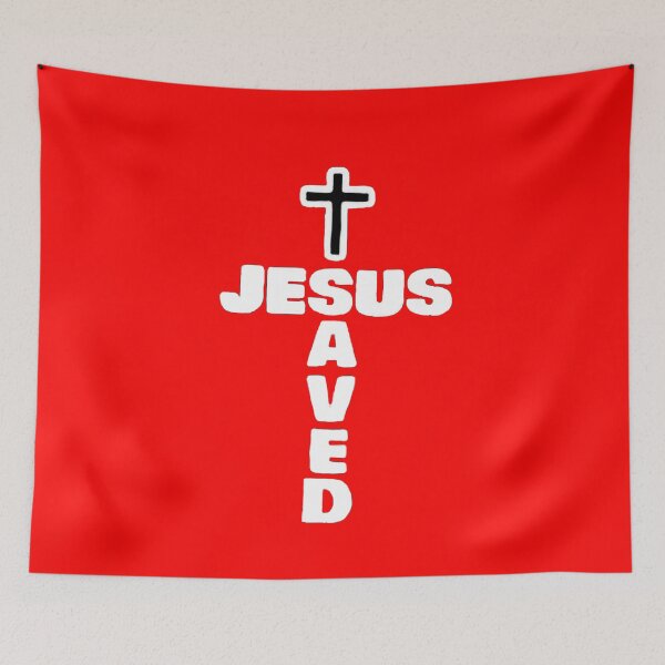 Item preview, Jesus Saved With Cross designed and sold by Rowena Jones.