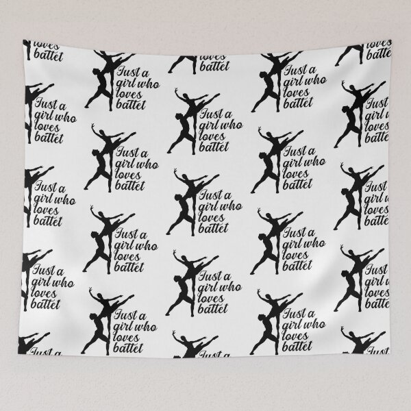 Item preview, Just a Girl Who Loves Ballet designed and sold by nextneveldesign.