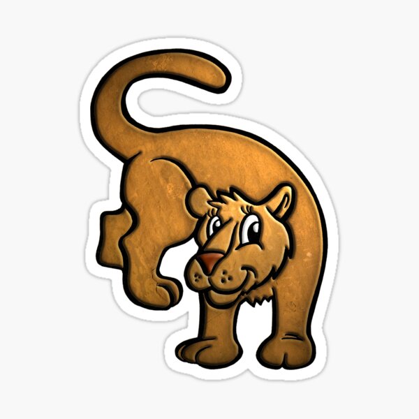 Item preview, Lioness Wearing Its Happiness designed and sold by Colorwash.