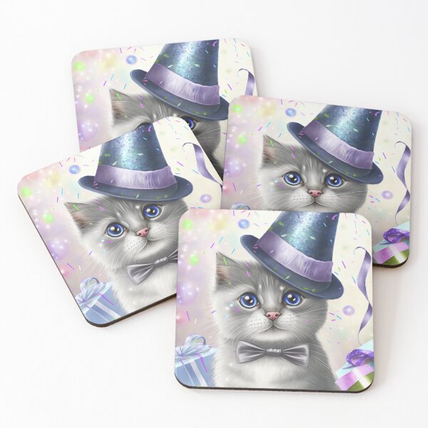 Item preview, Party Cat designed and sold by GummywormDesign.
