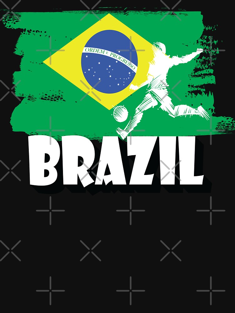 Brazilian Soccer Team Brazil Flag Jersey Football T-Shirt