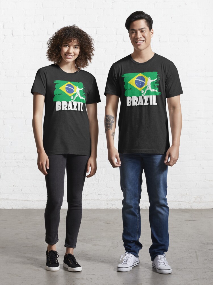 Brazilian Soccer Team Brazil Flag Jersey Football T-Shirt