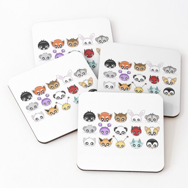 Item preview, cute Kawaii Animal-Heads designed and sold by Pezi-Creation.