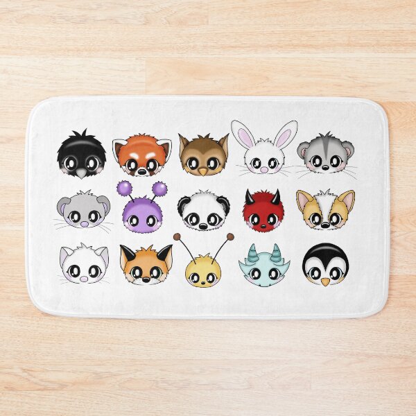 Item preview, cute Kawaii Animal-Heads designed and sold by Pezi-Creation.