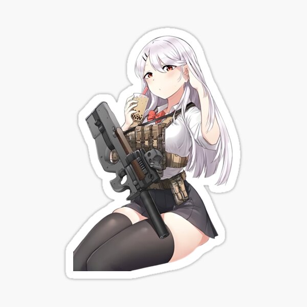 Item preview, Fille d'anime militaire designed and sold by kittiescuties.