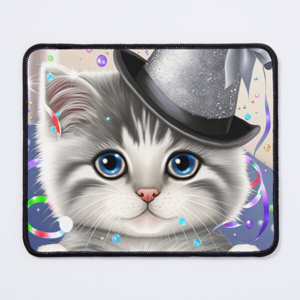 Item preview, New Years Kitten designed and sold by GummywormDesign.
