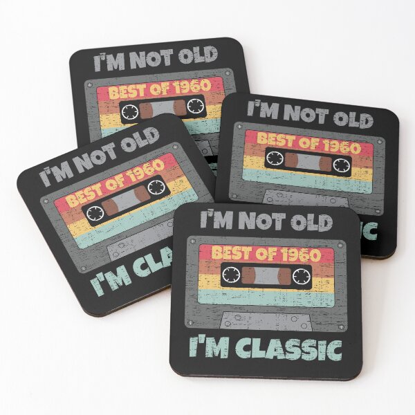 Item preview, I'M NOT OLD I'M CLASSIC RETRO VINTAGE FUNNY DISTRESSED CASSETTE BIRTHDAY GIFT designed and sold by Kipcio.