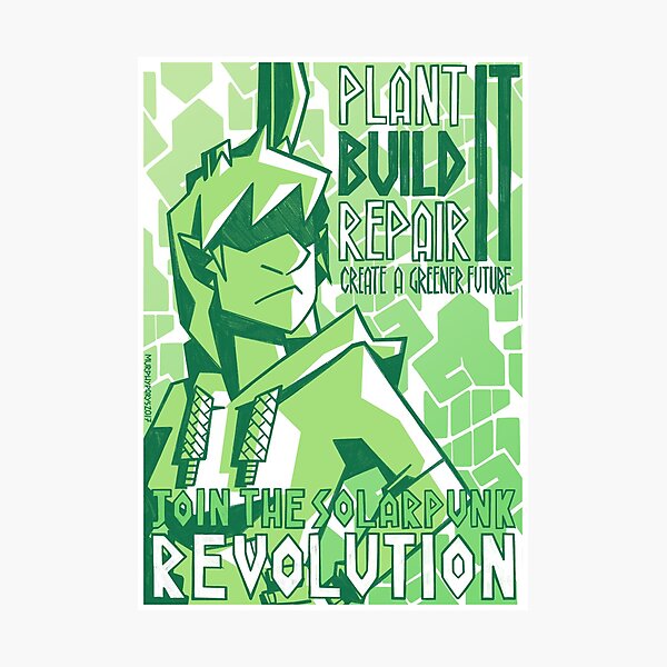 Item preview, Solarpunk Revolution (Clean) designed and sold by MurphyParys.