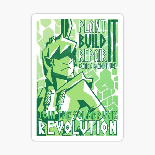 Artikel-Vorschau von Solarpunk Revolution (sauber), designt und verkauft von MurphyParys.