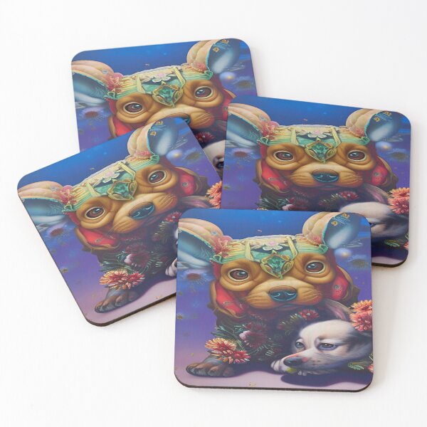 Item preview, Colorful Abstraction Pets Dog Puppy Love Spectacular Doglove designed and sold by ValleyDream.