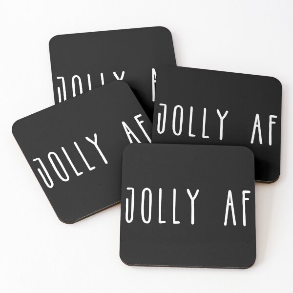 Item preview, JOLLY AF | CHRISTMAS JOLLY AF designed and sold by Festive Feminist.