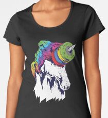 Unicorn and Competition Plates Women's Premium T-Shirt