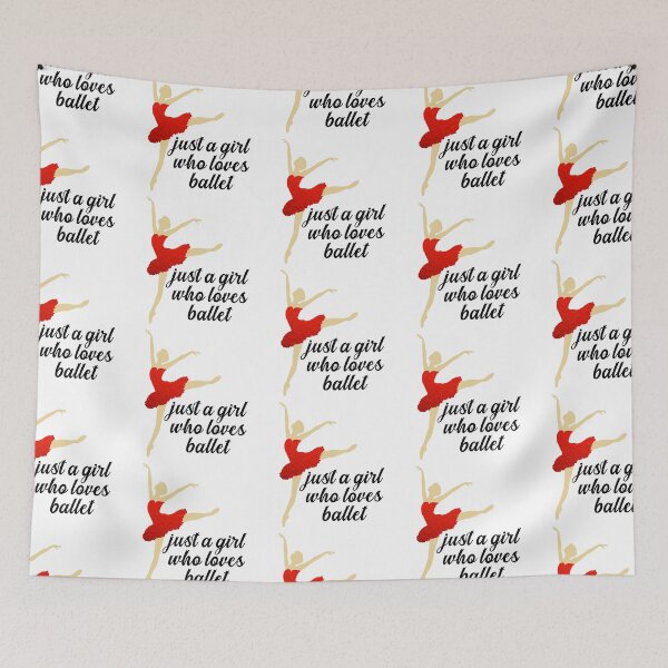 Item preview, Just a Girl Who Loves Ballet designed and sold by nextneveldesign.