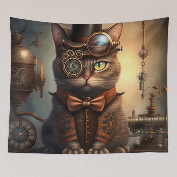 Item preview, Steampunk Kitten designed and sold by GummywormDesign.