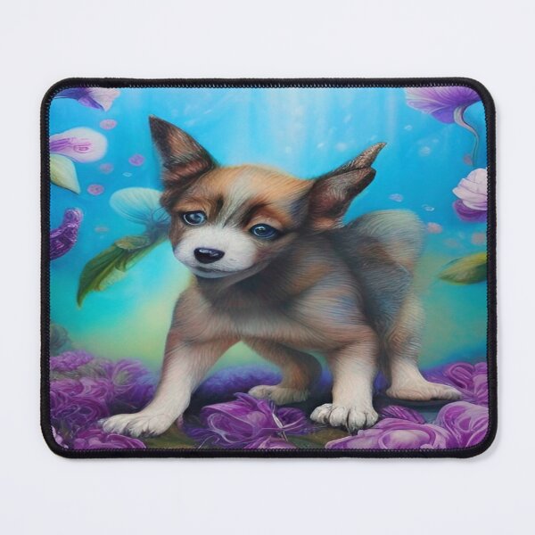 Item preview, Colorful Abstraction Pets Dog Puppy Love Spectacular Doglove designed and sold by ValleyDream.