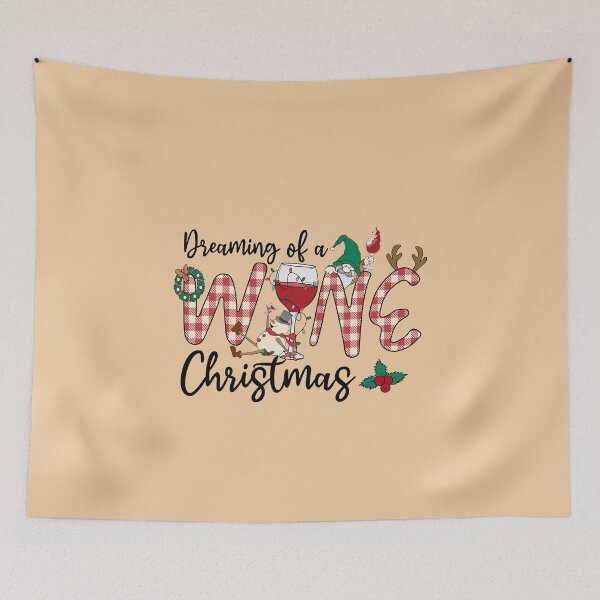 Item preview, Dreaming of a WINE Christmas designed and sold by lovitus.
