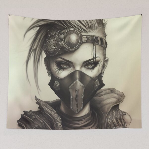 Item preview, post apocalyptic rebel designed and sold by Jenslemmens.