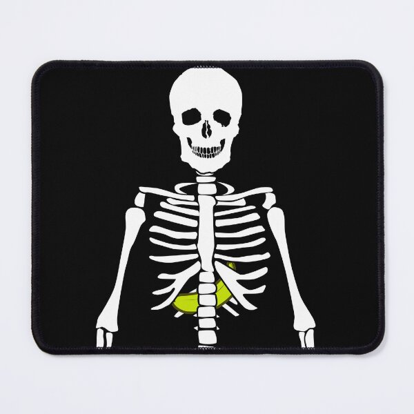 Item preview, Skeleton With Banana In Belly - "I Ate Today" designed and sold by mikeymadness.