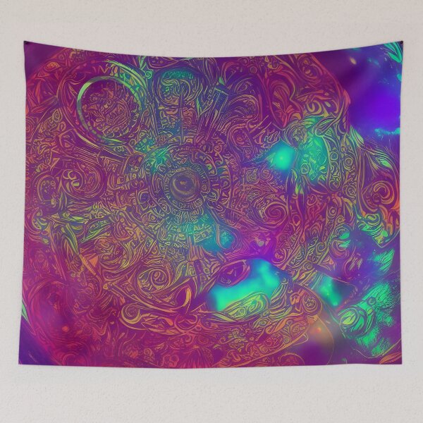 Item preview, psychedelic cosmic mandala #4 designed and sold by HappyDaze55.