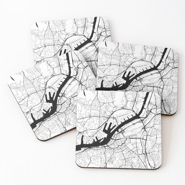 Item preview, Gothenburg, Sweden Street Map designed and sold by InkistPrints.