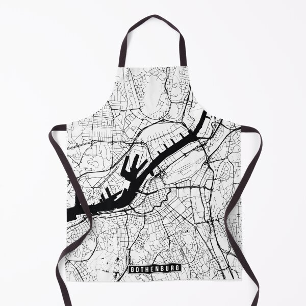 Item preview, Gothenburg, Sweden Street Map designed and sold by InkistPrints.