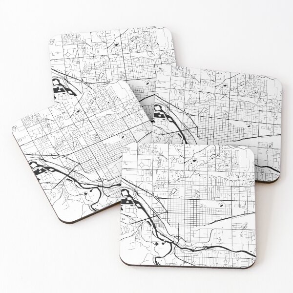 Item preview, Grand Junction, Colorado Street Map designed and sold by InkistPrints.
