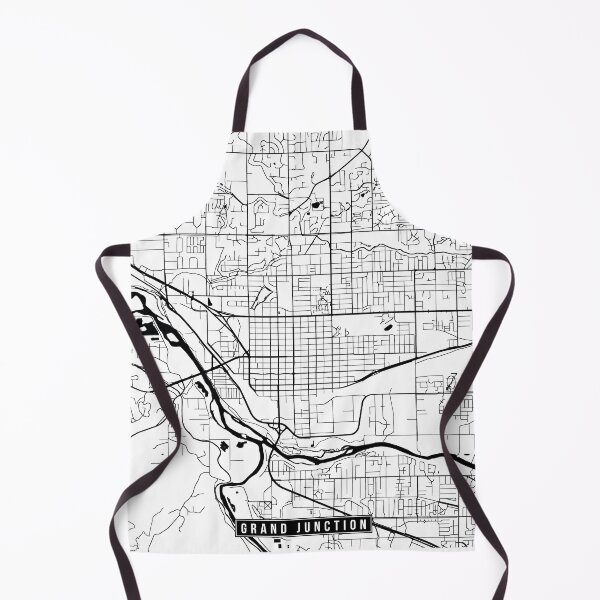 Item preview, Grand Junction, Colorado Street Map designed and sold by InkistPrints.