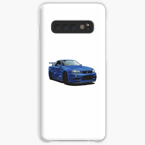 Nissan R34 GTR Skyline blue Samsung Galaxy Snap Case