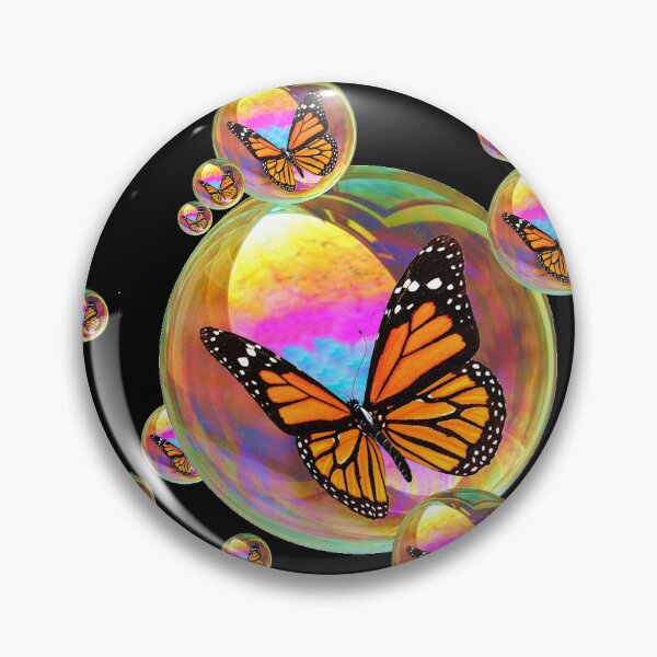 Item preview, SOAP BUBBLES MONARCHS BLACK PATTERN ABSTRACT ART designed and sold by sharlesart.