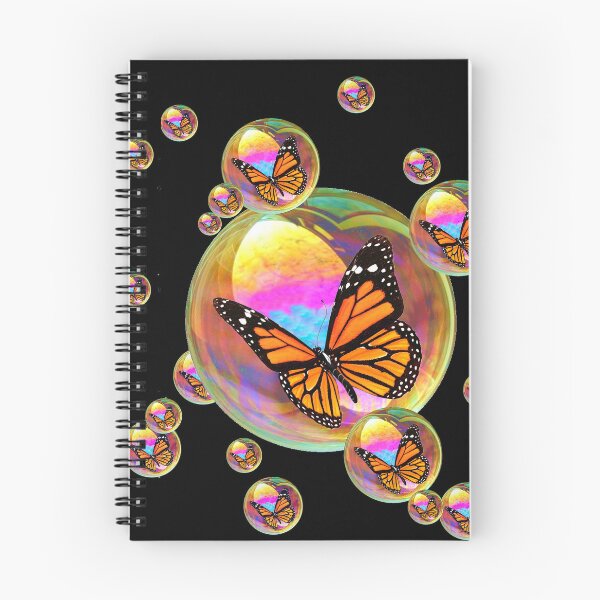 Item preview, SOAP BUBBLES MONARCHS BLACK PATTERN ABSTRACT ART  designed and sold by sharlesart.
